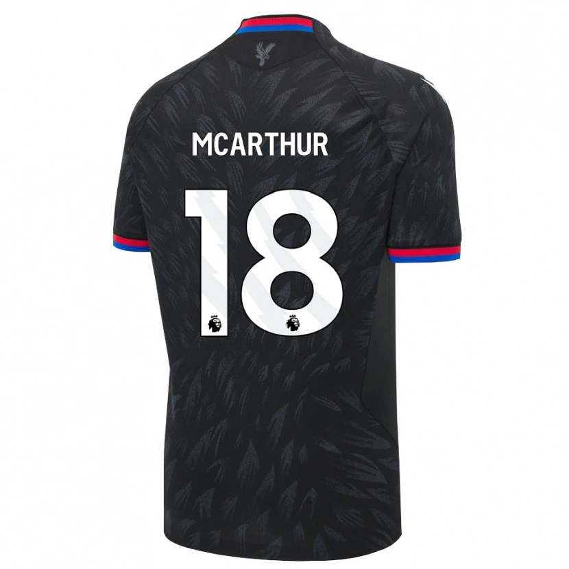 Danxen Criança Camisola James Mcarthur #18 Preto Azul Vermelho Alternativa 2026/27 Camisa Brasil