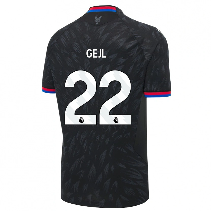 Danxen Criança Camisola Mille Gejl #22 Preto Azul Vermelho Alternativa 2026/27 Camisa Brasil