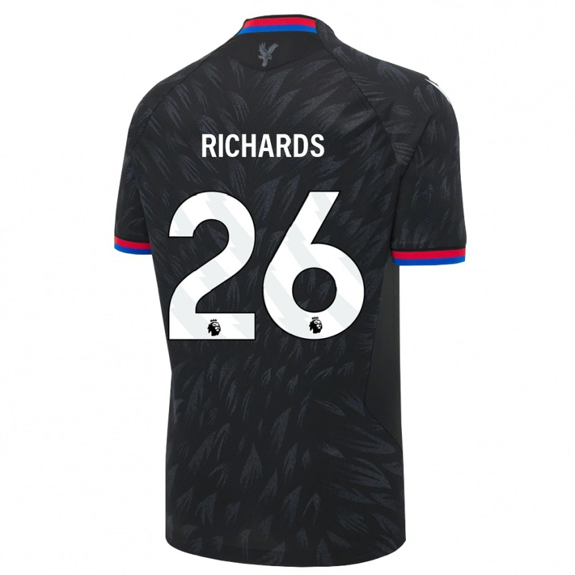Danxen Criança Camisola Chris Richards #26 Preto Azul Vermelho Alternativa 2026/27 Camisa Brasil