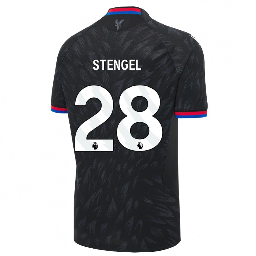 Danxen Criança Camisola Katie Stengel #28 Preto Azul Vermelho Alternativa 2026/27 Camisa Brasil