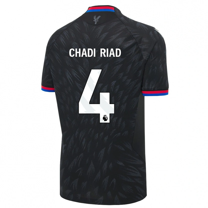 Danxen Criança Camisola Chadi Riad #4 Preto Azul Vermelho Alternativa 2026/27 Camisa Brasil