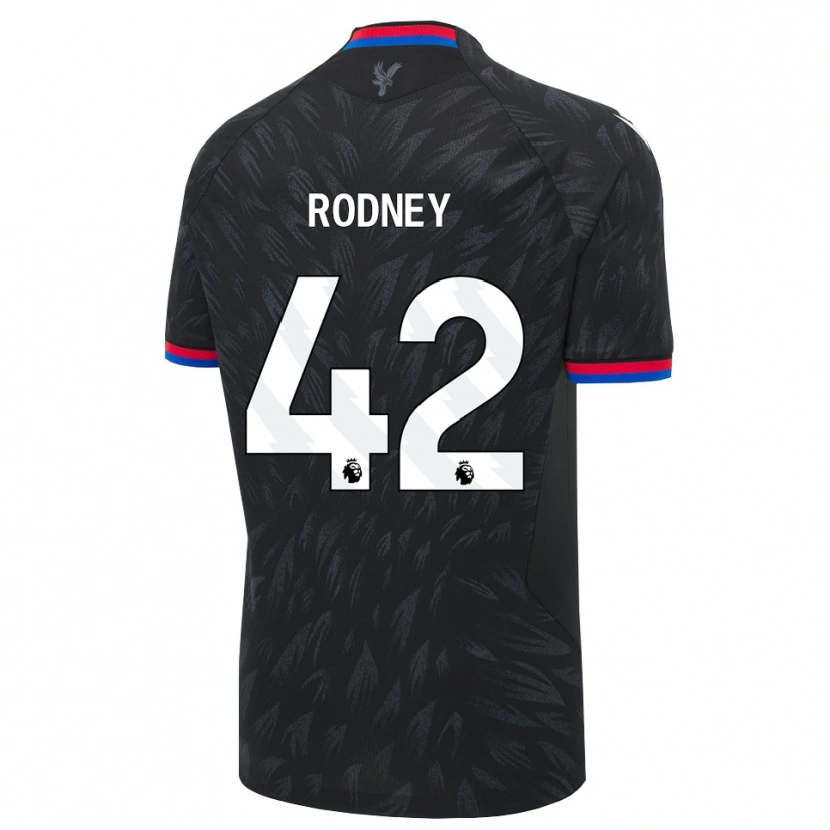 Danxen Criança Camisola Kaden Rodney #42 Preto Azul Vermelho Alternativa 2026/27 Camisa Brasil