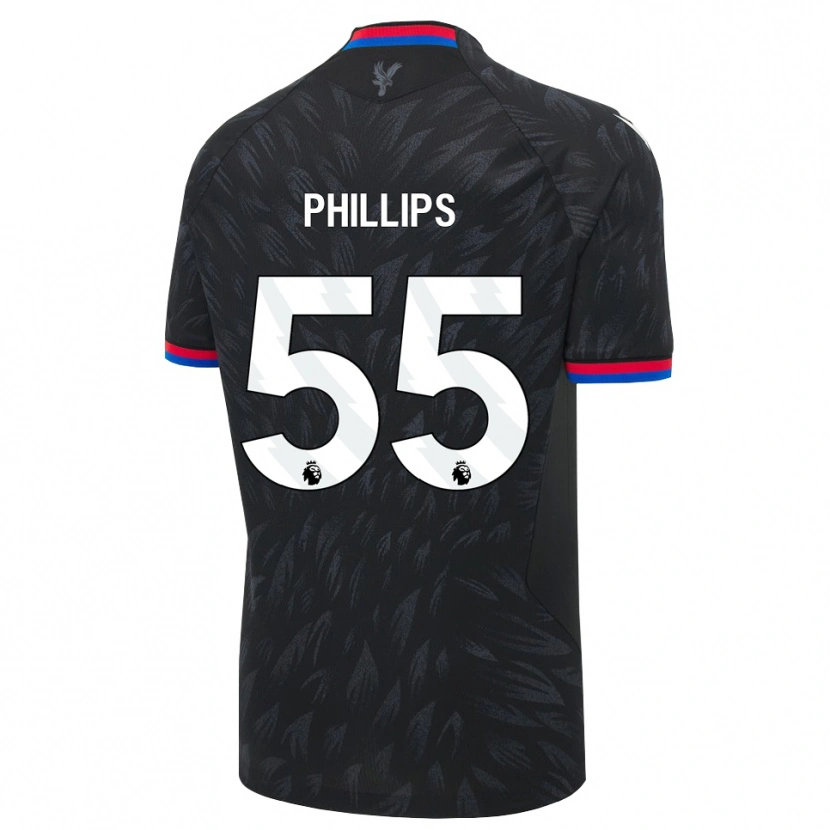 Danxen Criança Camisola Killian Phillips #55 Preto Azul Vermelho Alternativa 2026/27 Camisa Brasil