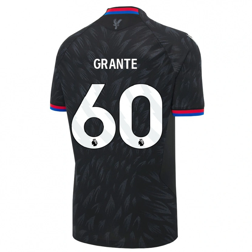 Danxen Criança Camisola Jake Grante #60 Preto Azul Vermelho Alternativa 2026/27 Camisa Brasil