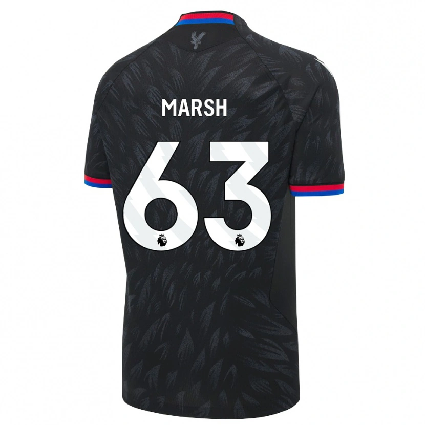 Danxen Criança Camisola Zach Marsh #63 Preto Azul Vermelho Alternativa 2026/27 Camisa Brasil