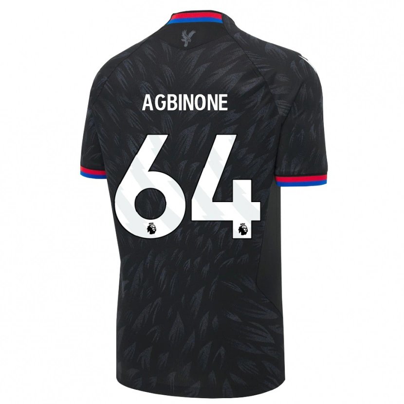 Danxen Criança Camisola Asher Agbinone #64 Preto Azul Vermelho Alternativa 2026/27 Camisa Brasil