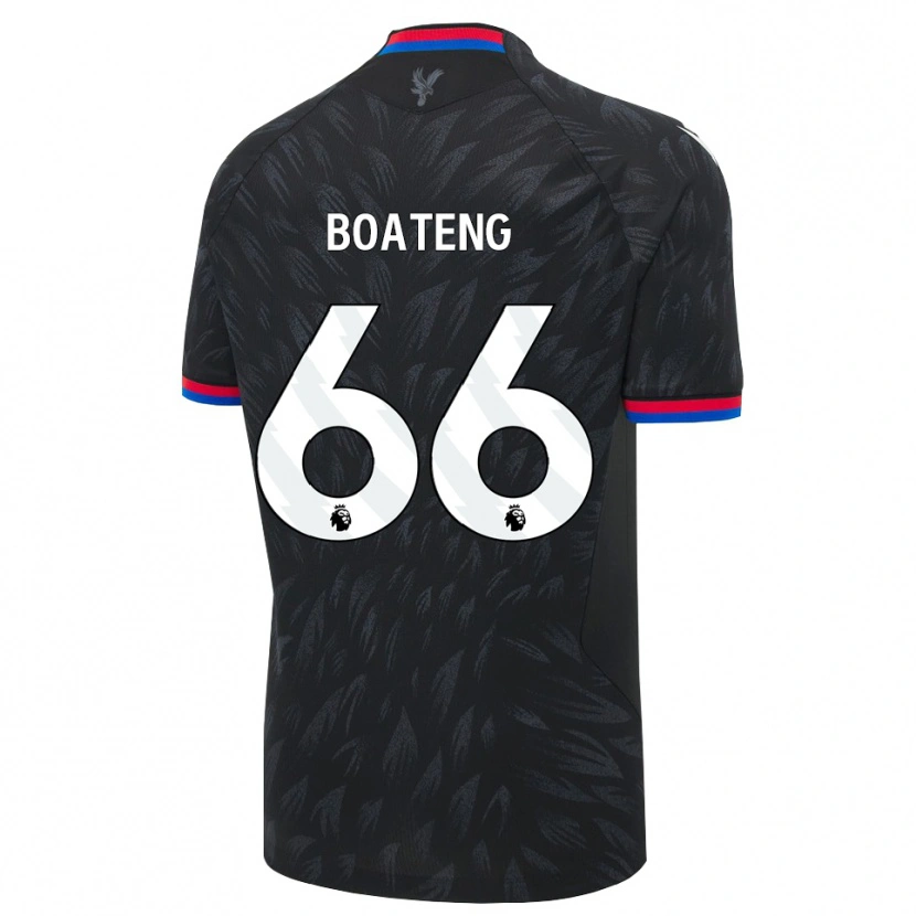 Danxen Criança Camisola David Boateng #66 Preto Azul Vermelho Alternativa 2026/27 Camisa Brasil