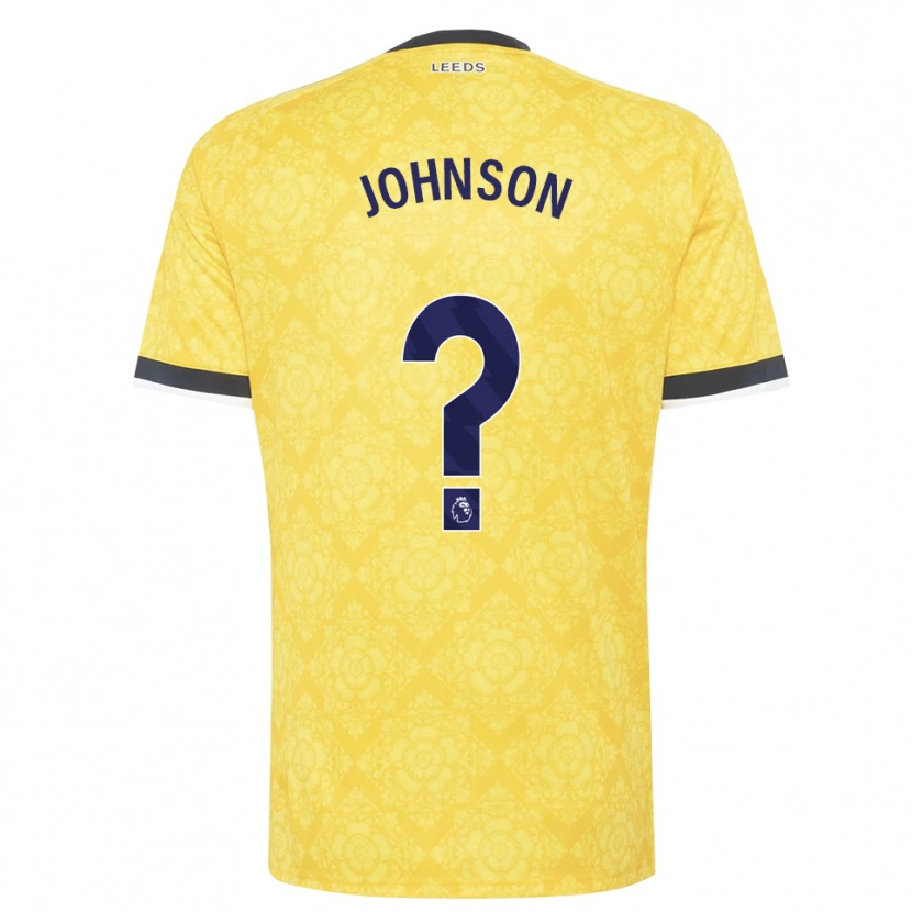 Danxen Criança Camisola Oluwatobi Johnson #0 Amarelo Branco Preto Alternativa 2026/27 Camisa Brasil