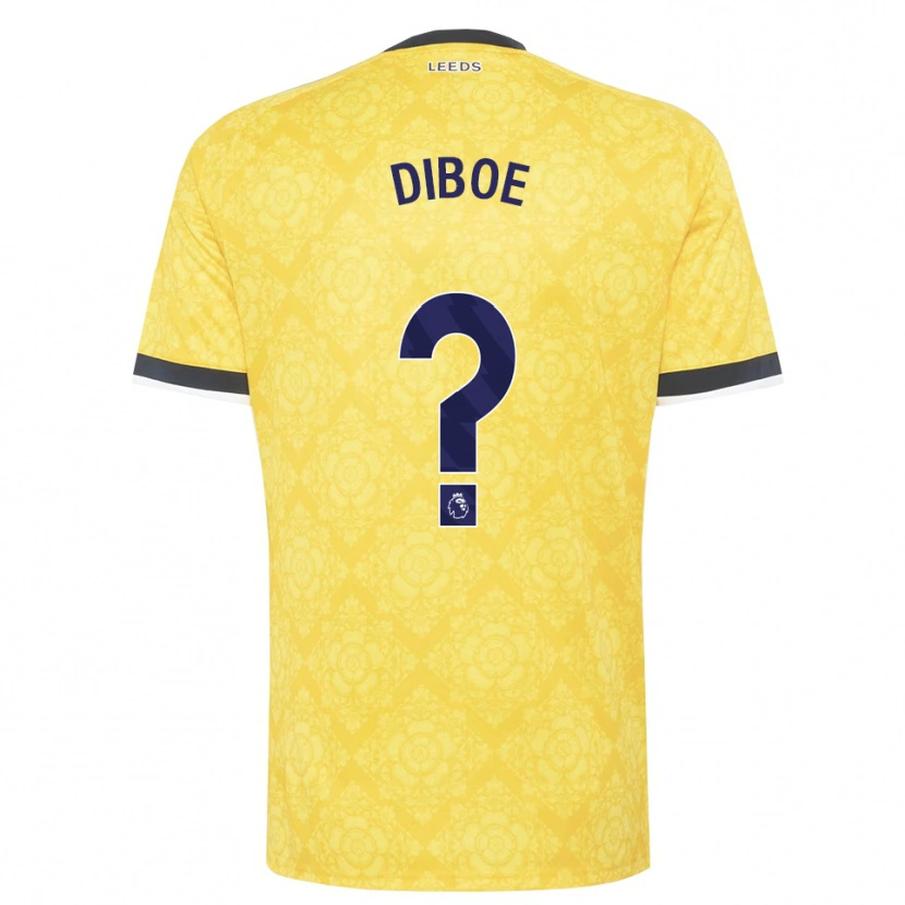 Danxen Criança Camisola Cuba Diboe #0 Amarelo Branco Preto Alternativa 2026/27 Camisa Brasil