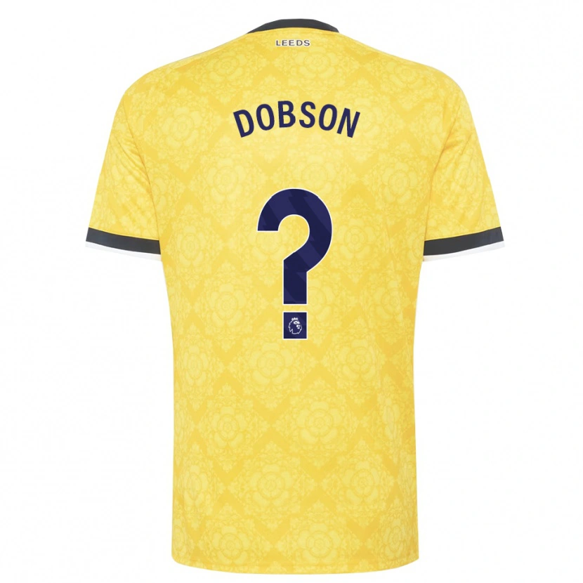 Danxen Criança Camisola Ellie Dobson #0 Amarelo Branco Preto Alternativa 2026/27 Camisa Brasil