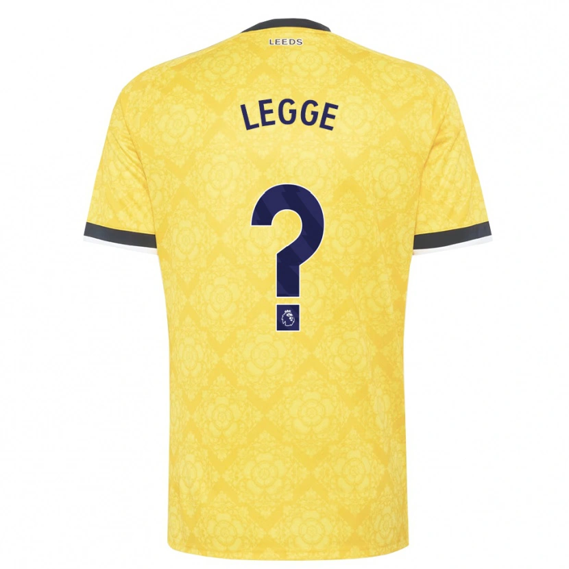 Danxen Criança Camisola Shauna Legge #0 Amarelo Branco Preto Alternativa 2026/27 Camisa Brasil