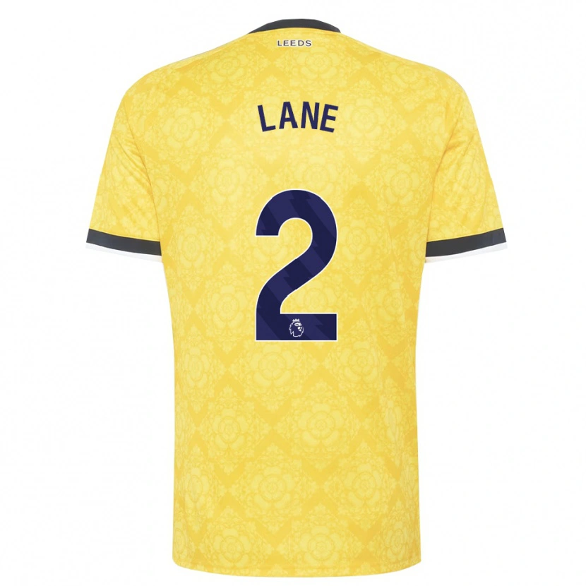 Danxen Criança Camisola Freddie Lane #2 Amarelo Branco Preto Alternativa 2026/27 Camisa Brasil