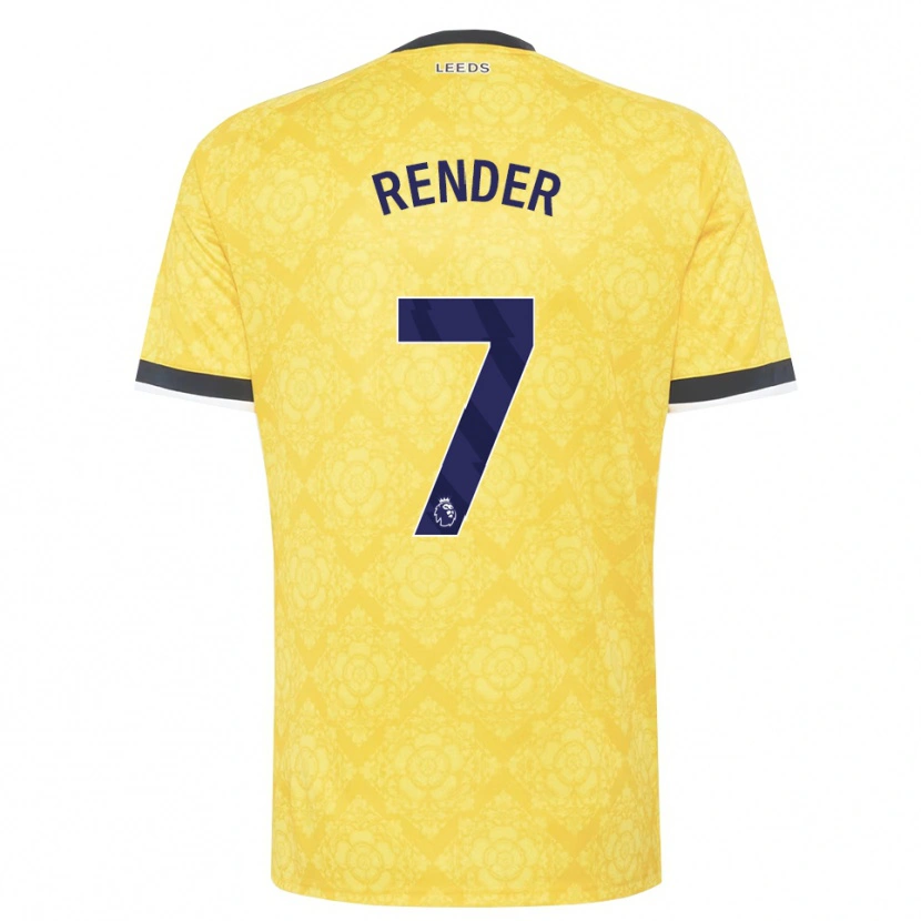 Danxen Criança Camisola Jacob Render #7 Amarelo Branco Preto Alternativa 2026/27 Camisa Brasil