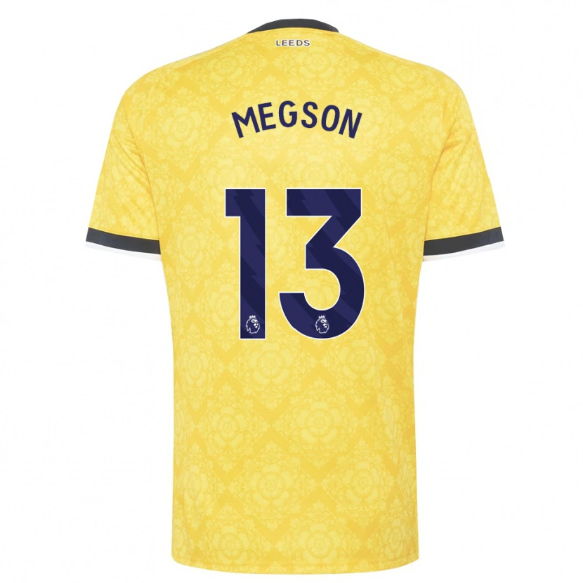 Danxen Criança Camisola Miller Megson #13 Amarelo Branco Preto Alternativa 2026/27 Camisa Brasil