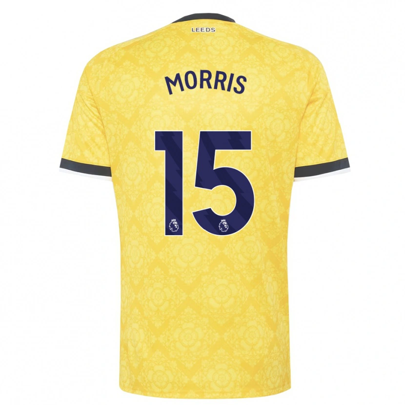 Danxen Criança Camisola Jack Morris #15 Amarelo Branco Preto Alternativa 2026/27 Camisa Brasil