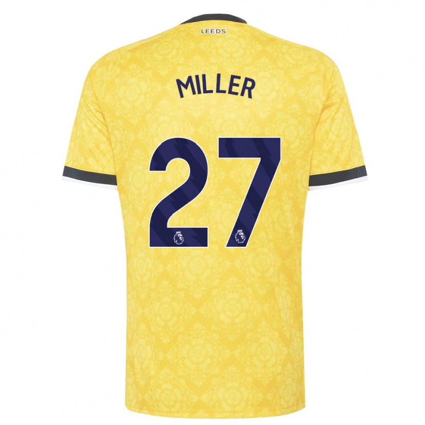 Danxen Criança Camisola Amari Miller #27 Amarelo Branco Preto Alternativa 2026/27 Camisa Brasil