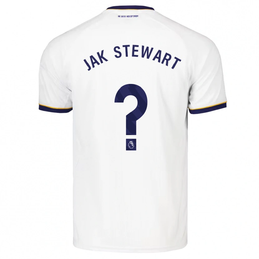 Danxen Criança Camisola Jak Stewart #0 Midnightblue Branco Amarelo Alternativa 2026/27 Camisa Brasil
