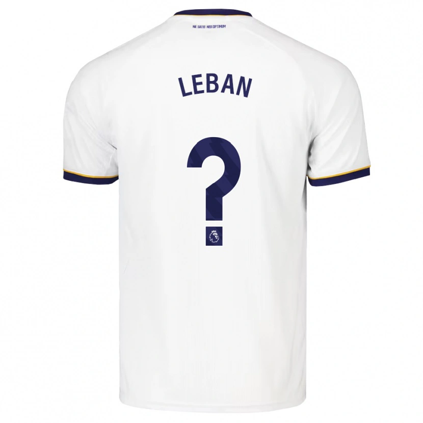 Danxen Criança Camisola Zan-Luk Leban #0 Midnightblue Branco Amarelo Alternativa 2026/27 Camisa Brasil