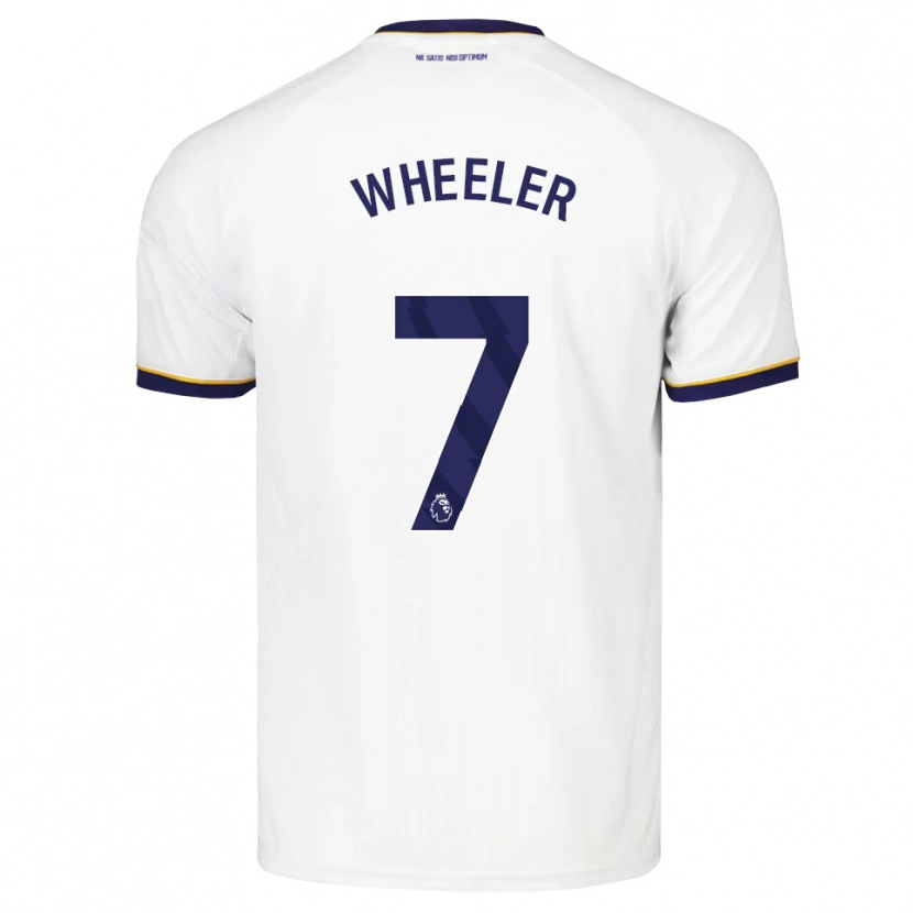 Danxen Criança Camisola Clare Wheeler #7 Midnightblue Branco Amarelo Alternativa 2026/27 Camisa Brasil