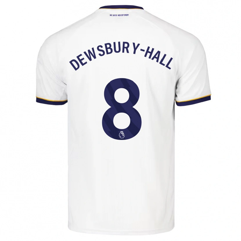 Danxen Criança Camisola Kiernan Dewsbury-Hall #8 Midnightblue Branco Amarelo Alternativa 2026/27 Camisa Brasil