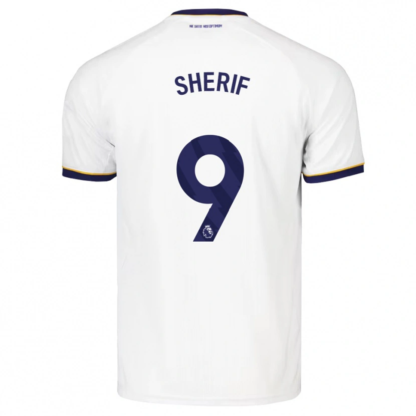 Danxen Criança Camisola Martin Sherif #9 Midnightblue Branco Amarelo Alternativa 2026/27 Camisa Brasil
