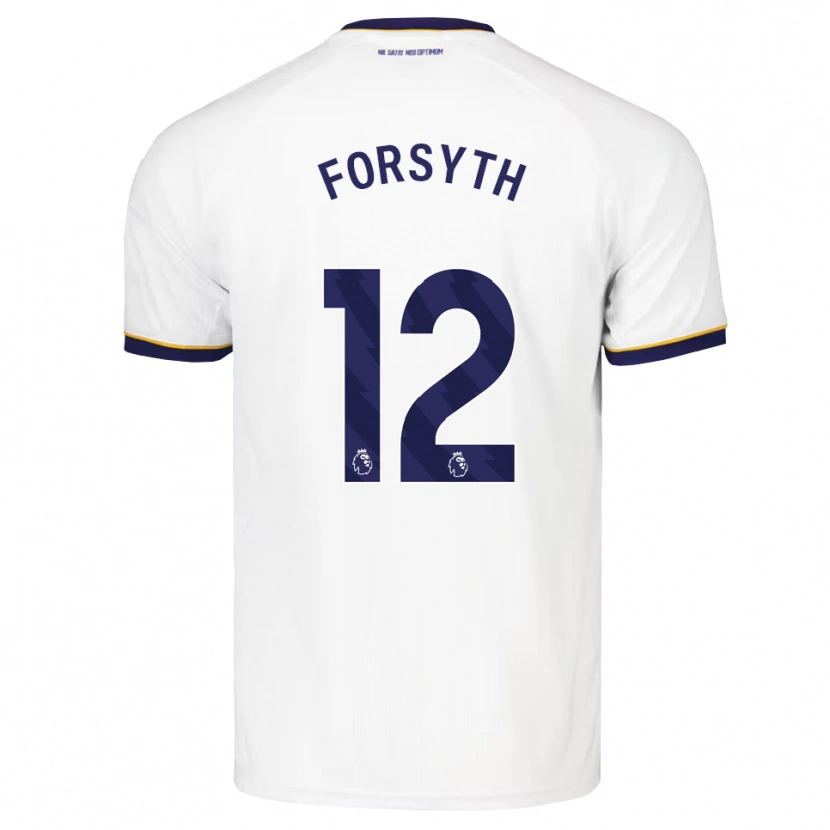 Danxen Criança Camisola Luke Forsyth #12 Midnightblue Branco Amarelo Alternativa 2026/27 Camisa Brasil