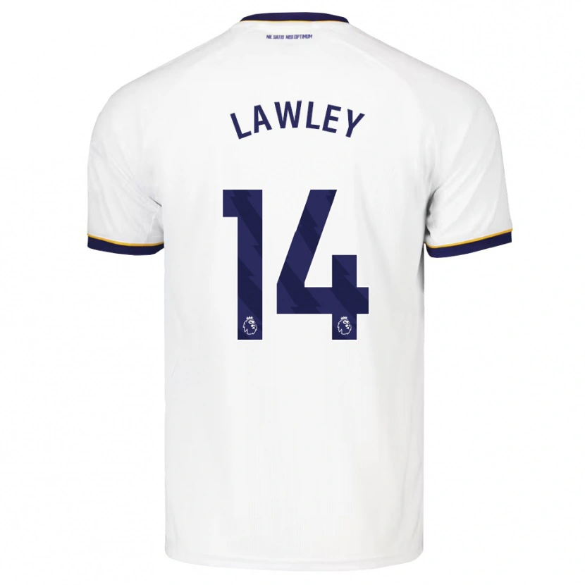 Danxen Criança Camisola Melissa Lawley #14 Midnightblue Branco Amarelo Alternativa 2026/27 Camisa Brasil