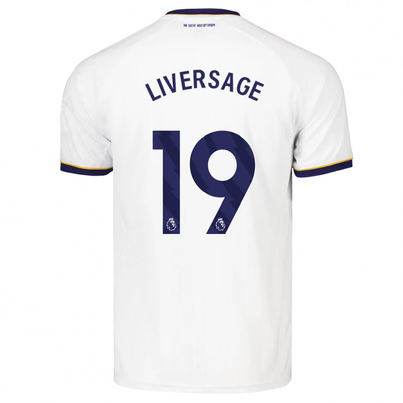 Danxen Criança Camisola Leon Liversage #19 Midnightblue Branco Amarelo Alternativa 2026/27 Camisa Brasil