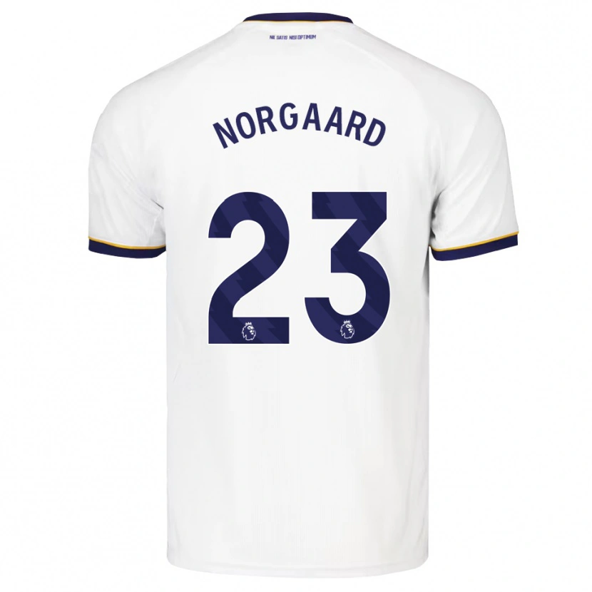 Danxen Criança Camisola Christian Nørgaard #23 Midnightblue Branco Amarelo Alternativa 2026/27 Camisa Brasil