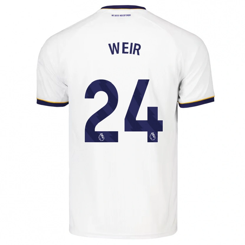 Danxen Criança Camisola Kenzie Weir #24 Midnightblue Branco Amarelo Alternativa 2026/27 Camisa Brasil