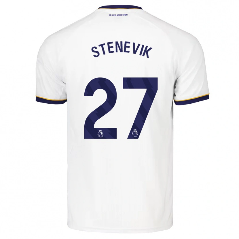 Danxen Criança Camisola Elise Stenevik #27 Midnightblue Branco Amarelo Alternativa 2026/27 Camisa Brasil