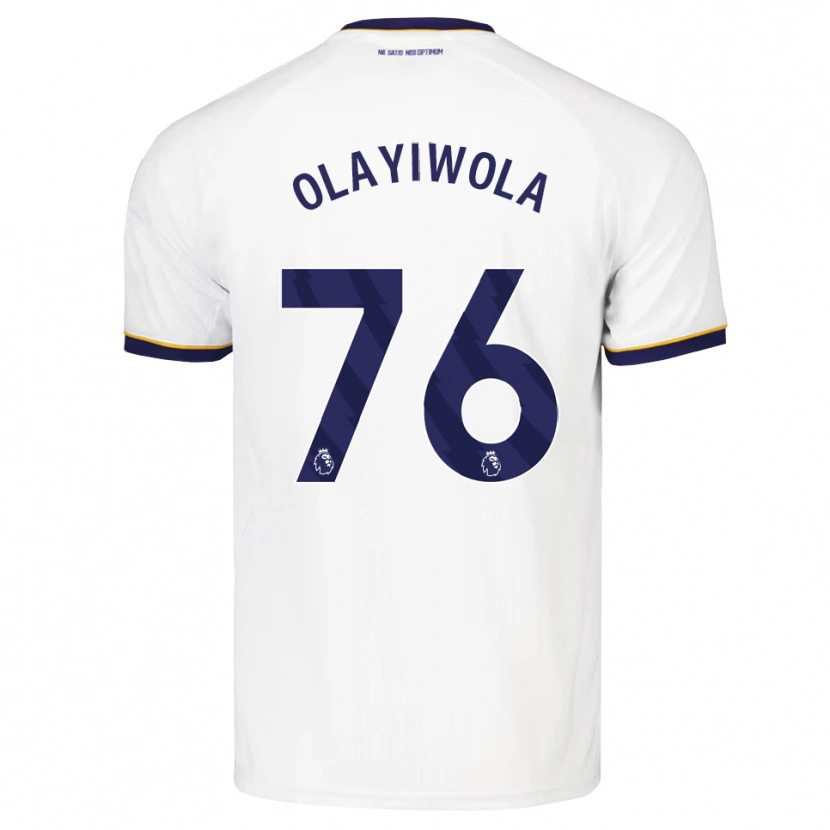 Danxen Criança Camisola Malik Olayiwola #76 Midnightblue Branco Amarelo Alternativa 2026/27 Camisa Brasil