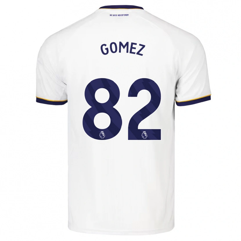 Danxen Criança Camisola Francis Gomez #82 Midnightblue Branco Amarelo Alternativa 2026/27 Camisa Brasil