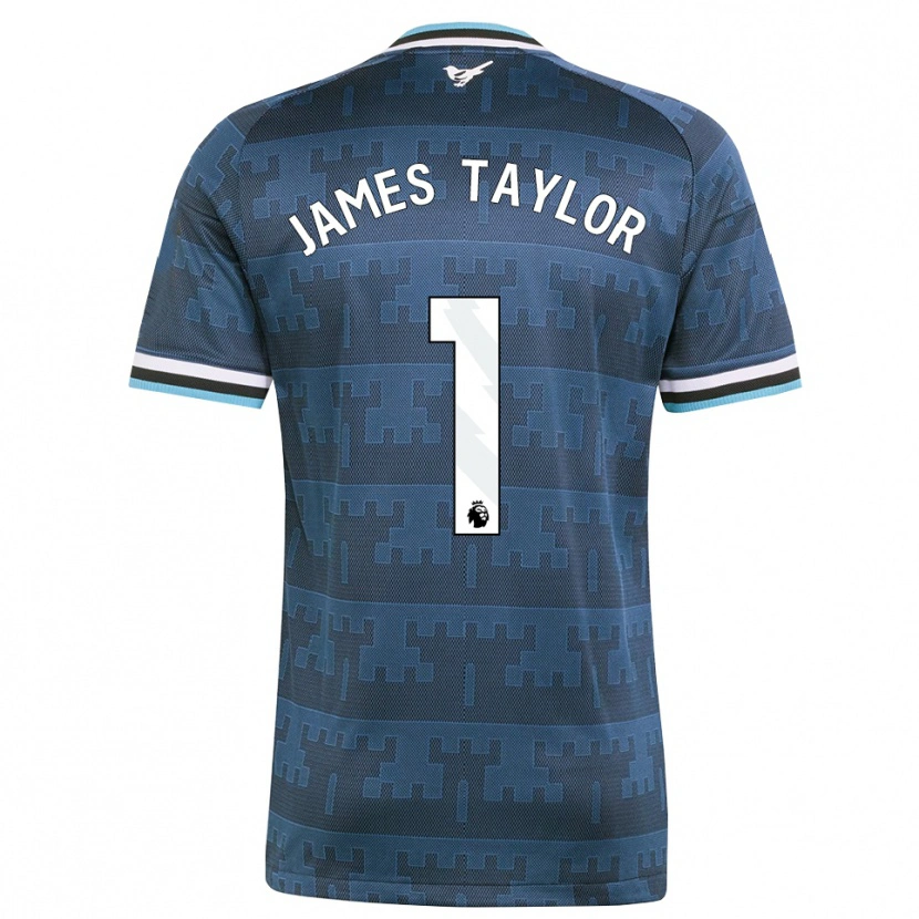 Danxen Criança Camisola James Taylor #1 Amarelo Preto Azul Alternativa 2026/27 Camisa Brasil