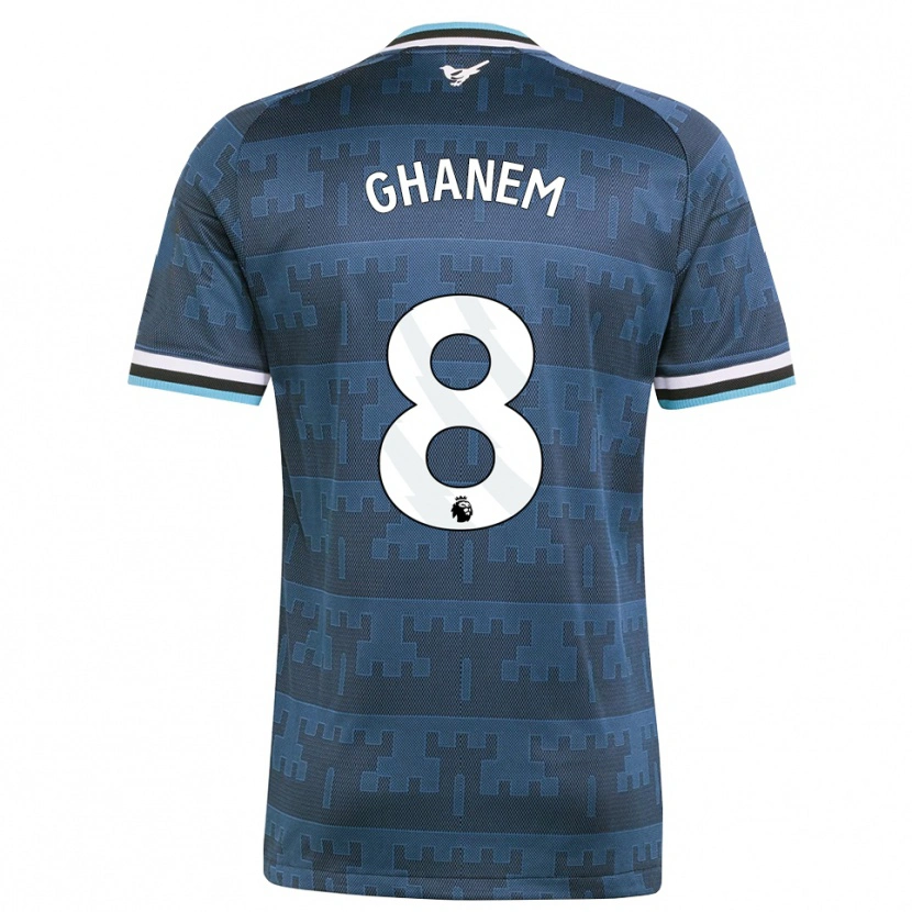 Danxen Criança Camisola Muawiya Ghanem #8 Amarelo Preto Azul Alternativa 2026/27 Camisa Brasil