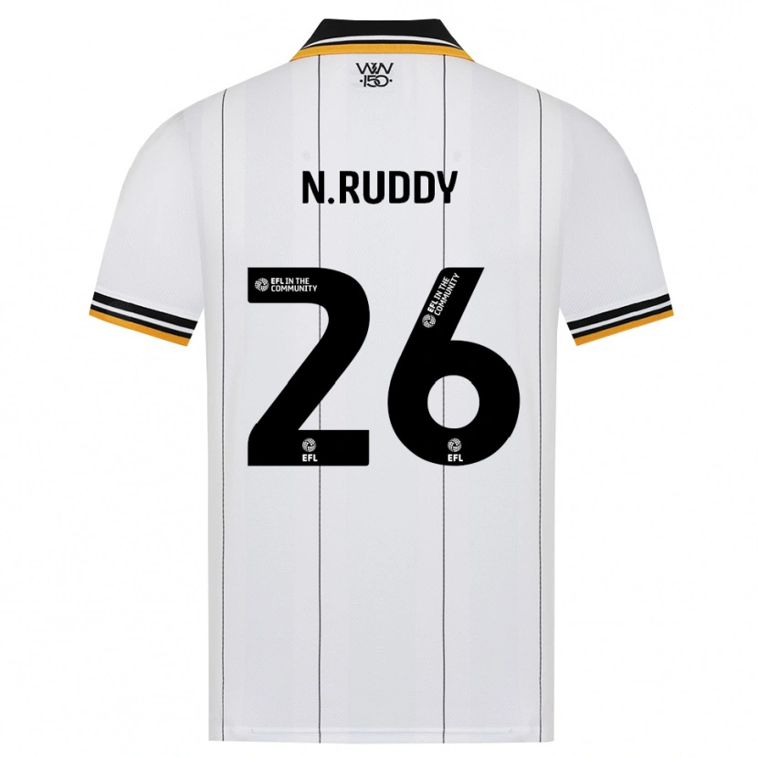 Danxen Criança Camisola John Ruddy #26 Laranja Branco Preto Alternativa 2026/27 Camisa Brasil