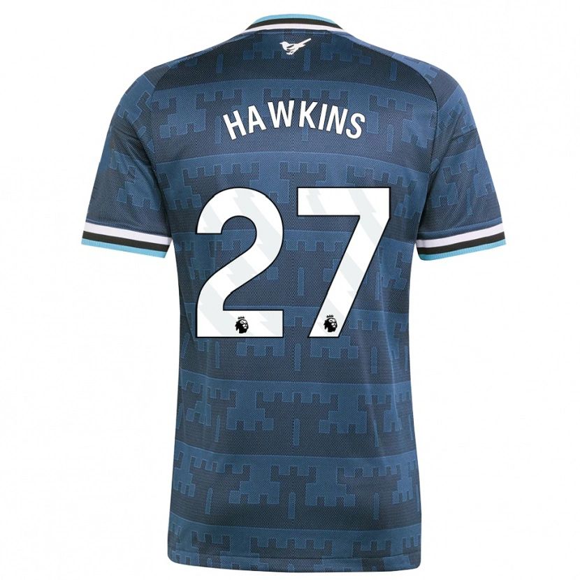 Danxen Criança Camisola Hannah Hawkins #27 Amarelo Preto Azul Alternativa 2026/27 Camisa Brasil