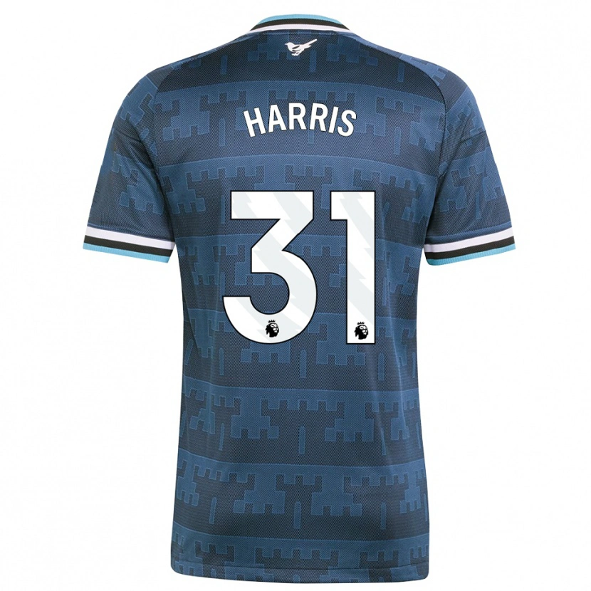 Danxen Criança Camisola Aidan Harris #31 Amarelo Preto Azul Alternativa 2026/27 Camisa Brasil