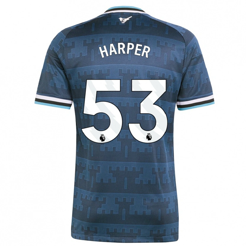 Danxen Criança Camisola Fraser Harper #53 Amarelo Preto Azul Alternativa 2026/27 Camisa Brasil