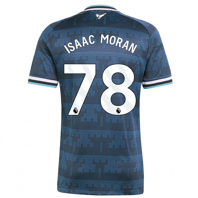 Danxen Criança Camisola Isaac Moran #78 Amarelo Preto Azul Alternativa 2026/27 Camisa Brasil