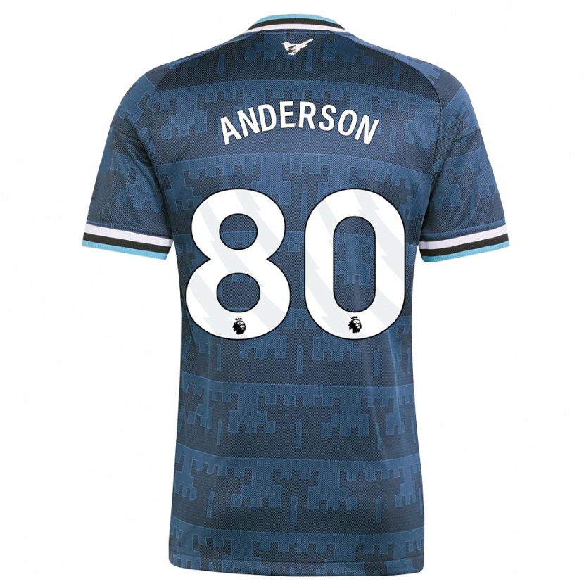 Danxen Criança Camisola Will Anderson #80 Amarelo Preto Azul Alternativa 2026/27 Camisa Brasil