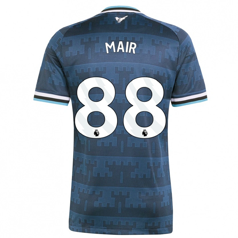 Danxen Criança Camisola George Mair #88 Amarelo Preto Azul Alternativa 2026/27 Camisa Brasil