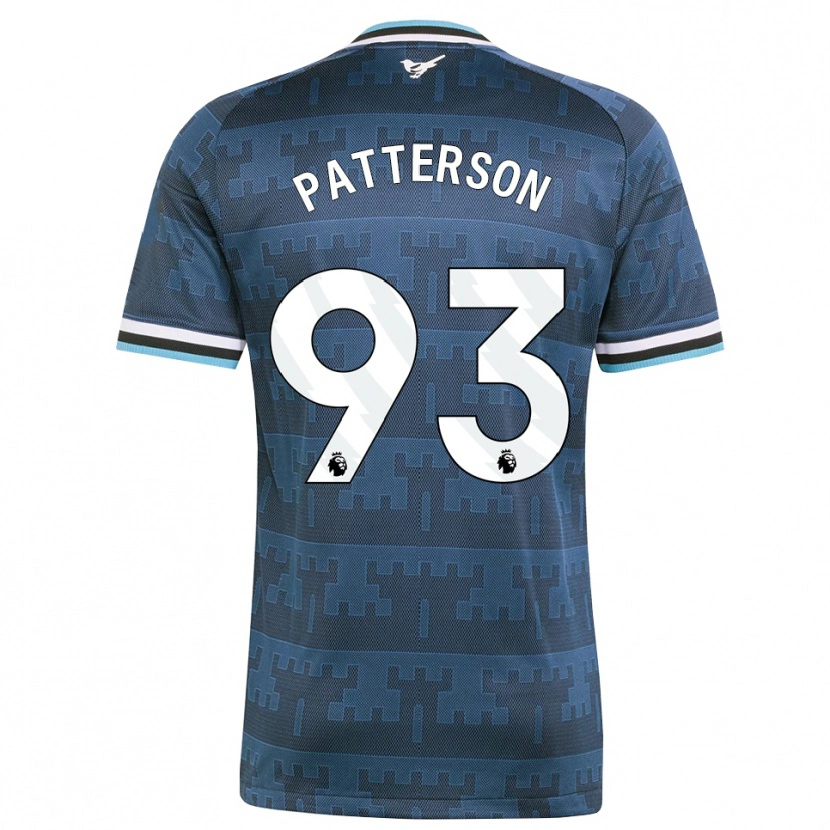 Danxen Criança Camisola Jack Patterson #93 Amarelo Preto Azul Alternativa 2026/27 Camisa Brasil