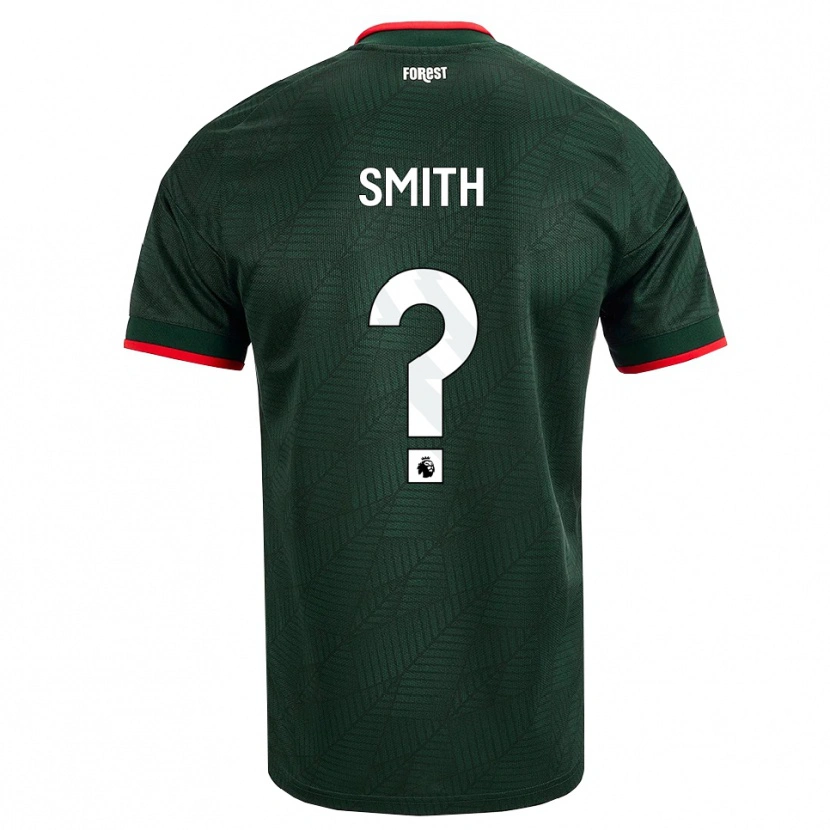 Danxen Criança Camisola Kirsty Smith #0 Verde Escuro Vermelho Alternativa 2026/27 Camisa Brasil