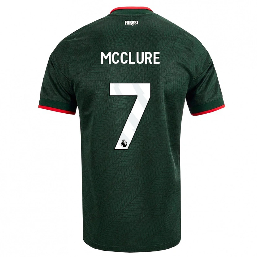 Danxen Criança Camisola Blaine Mcclure #7 Verde Escuro Vermelho Alternativa 2026/27 Camisa Brasil