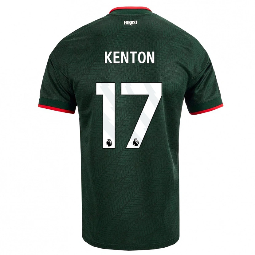 Danxen Criança Camisola Kamai Kenton #17 Verde Escuro Vermelho Alternativa 2026/27 Camisa Brasil