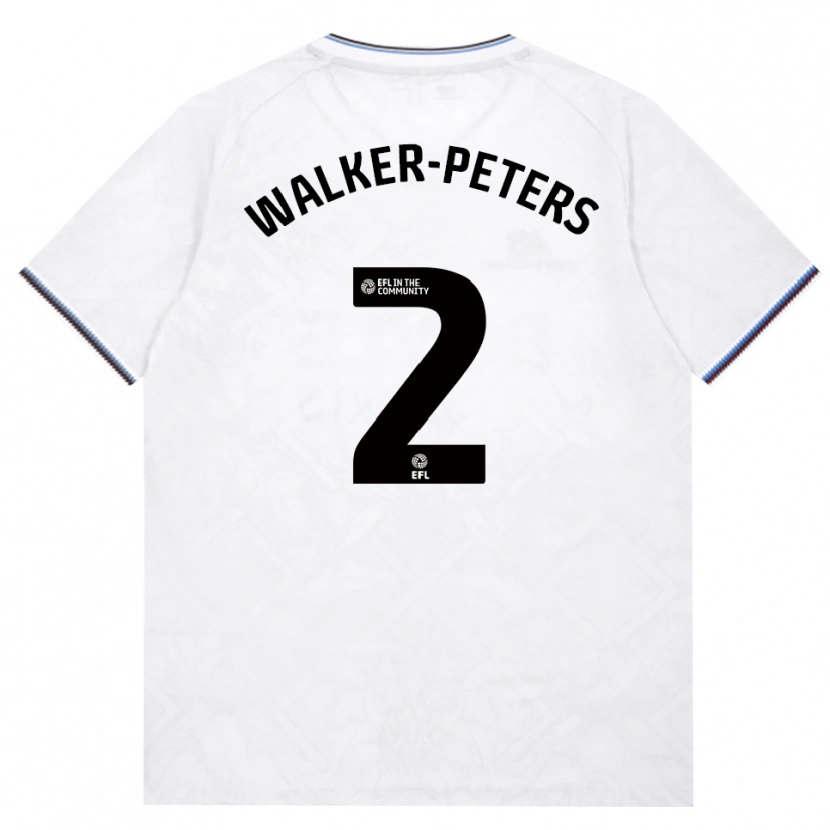 Danxen Criança Camisola Kyle Walker-Peters #2 Borgonha Branco Alternativa 2026/27 Camisa Brasil