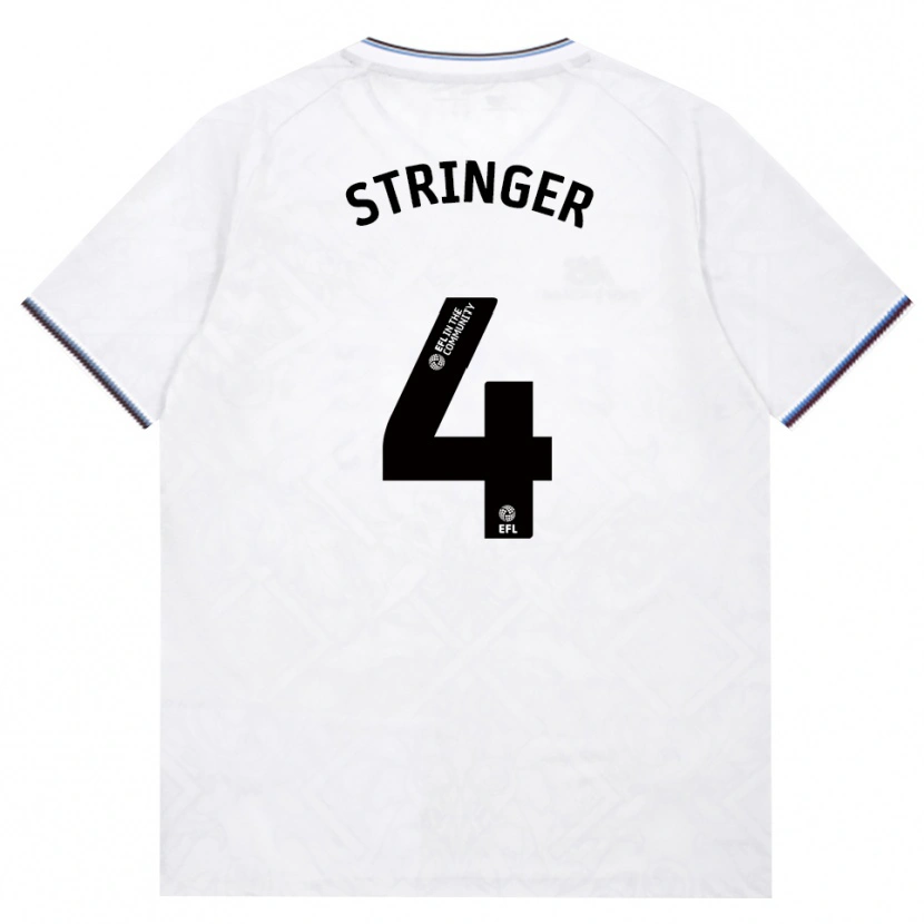 Danxen Criança Camisola Abbey Leigh Stringer #4 Borgonha Branco Alternativa 2026/27 Camisa Brasil