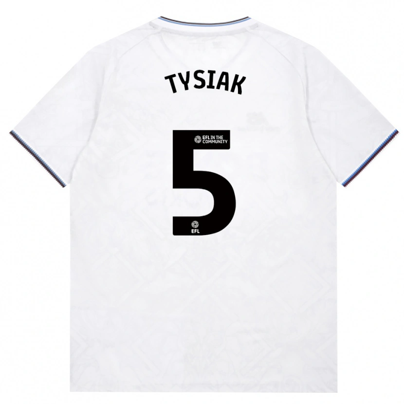 Danxen Criança Camisola Amber Tysiak #5 Borgonha Branco Alternativa 2026/27 Camisa Brasil