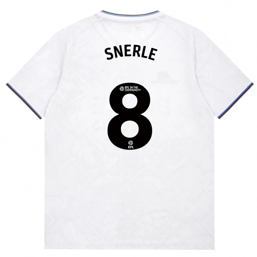 Danxen Criança Camisola Emma Snerle #8 Borgonha Branco Alternativa 2026/27 Camisa Brasil